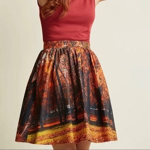 Modcloth fall skirt